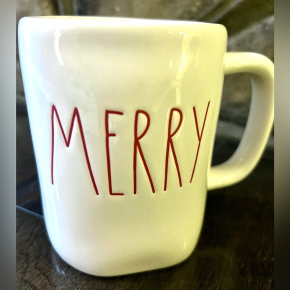 RAE DUNN Red Merry Christmas Holiday Mug - Picture 2 of 5